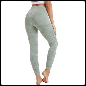 NWOT Aoxjox Yoga Pants for Women Workout High Waisted Gym Seamless Leggings